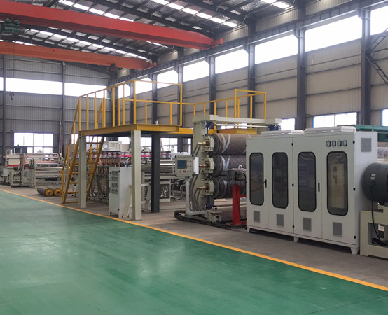 HDPE aluminiumsplastisk bordekstrudermaskine