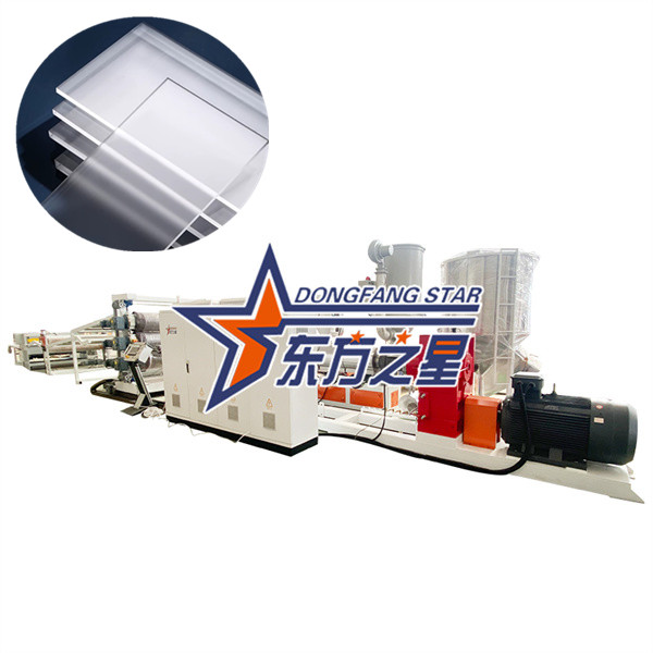 PMMA pladeekstruderingsmaskine 1500 1-6mm